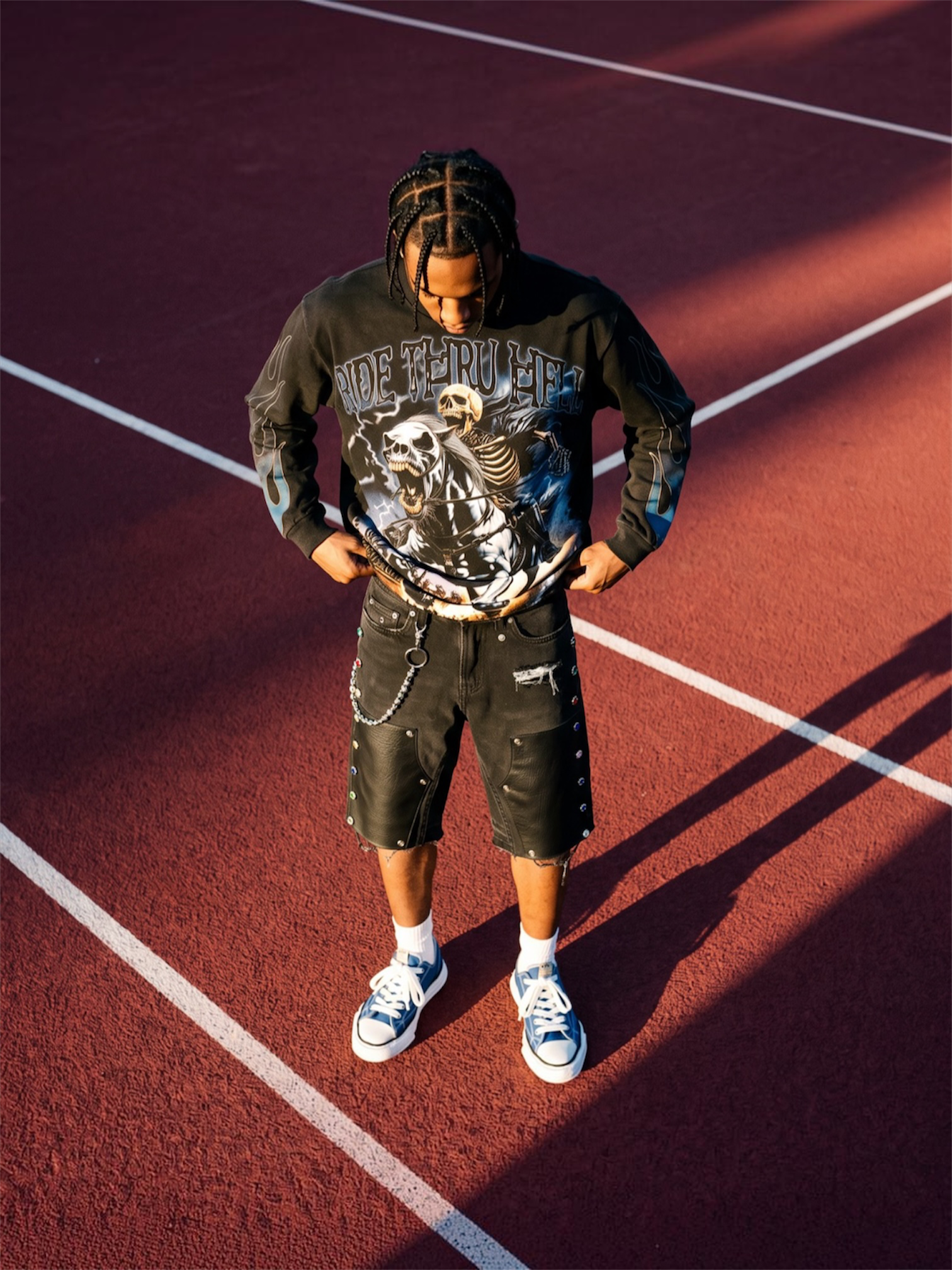 Midnight Derby Long Sleeve Tee