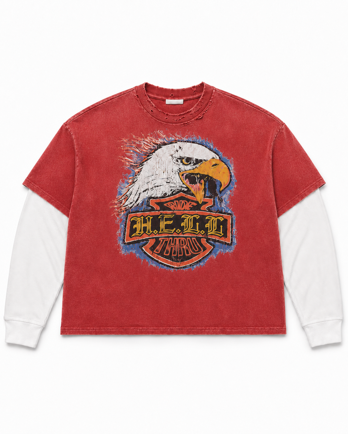 Motor Spirit Long Sleeve Tee - Fury