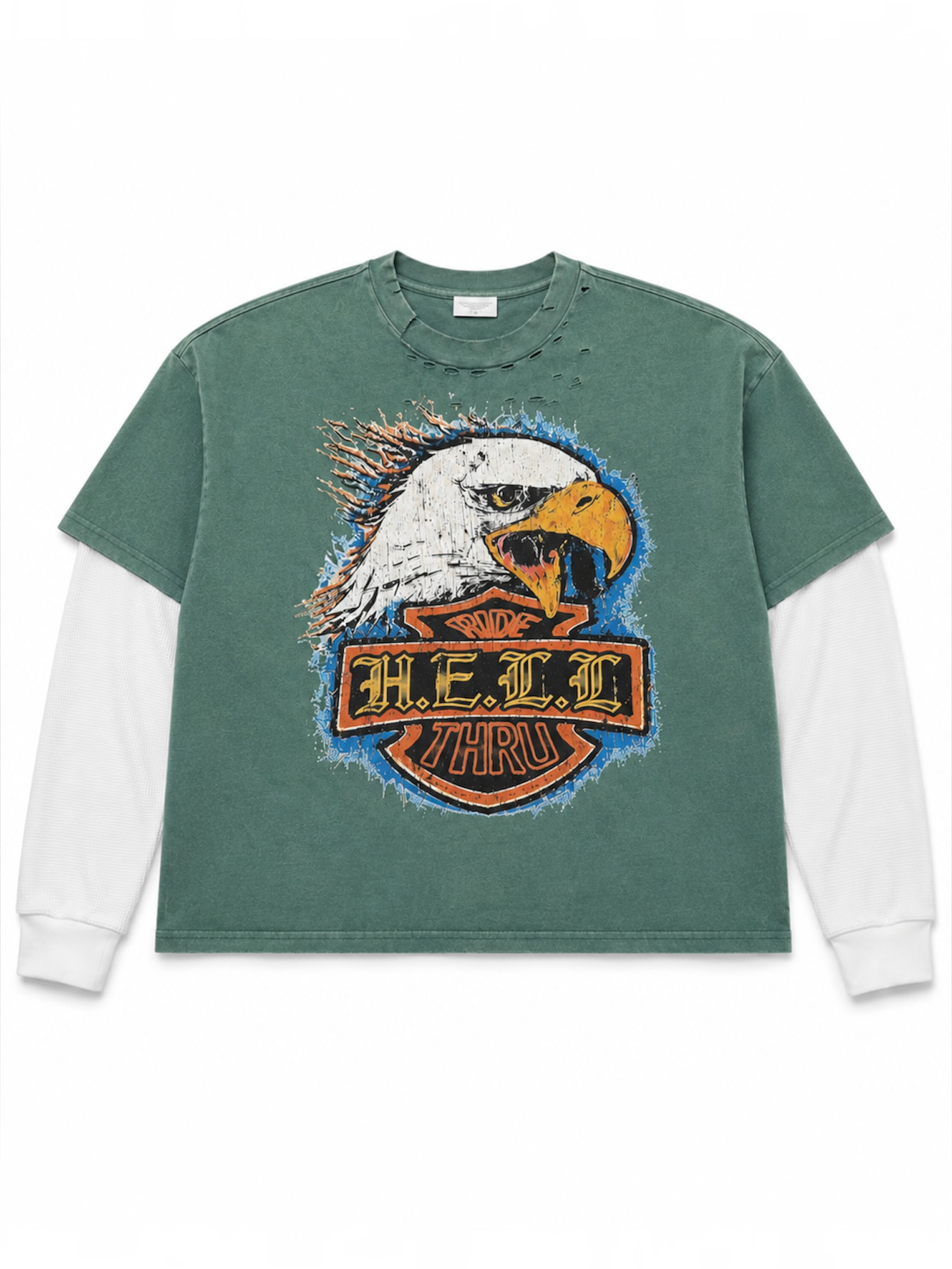 Motor Spirit Long Sleeve Tee - Haze