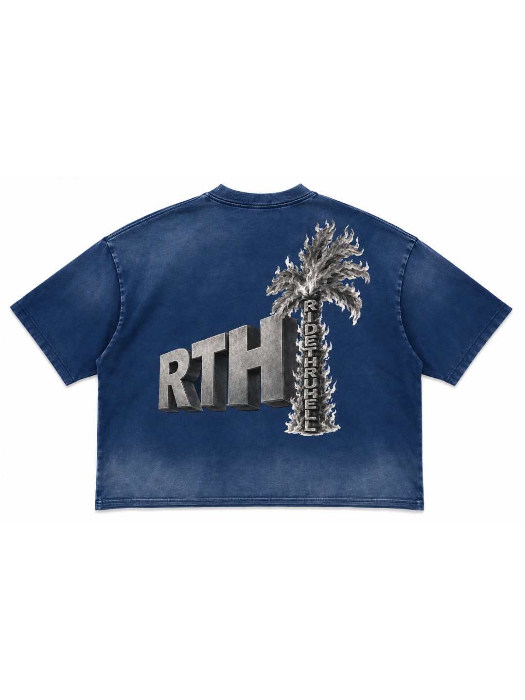 Hollywood Drive Tee - Indigo