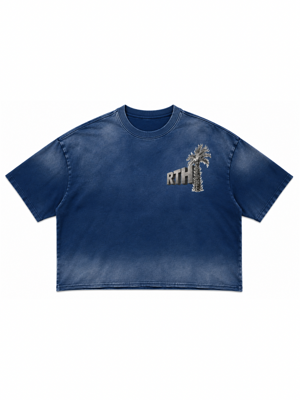 Hollywood Drive Tee - Indigo