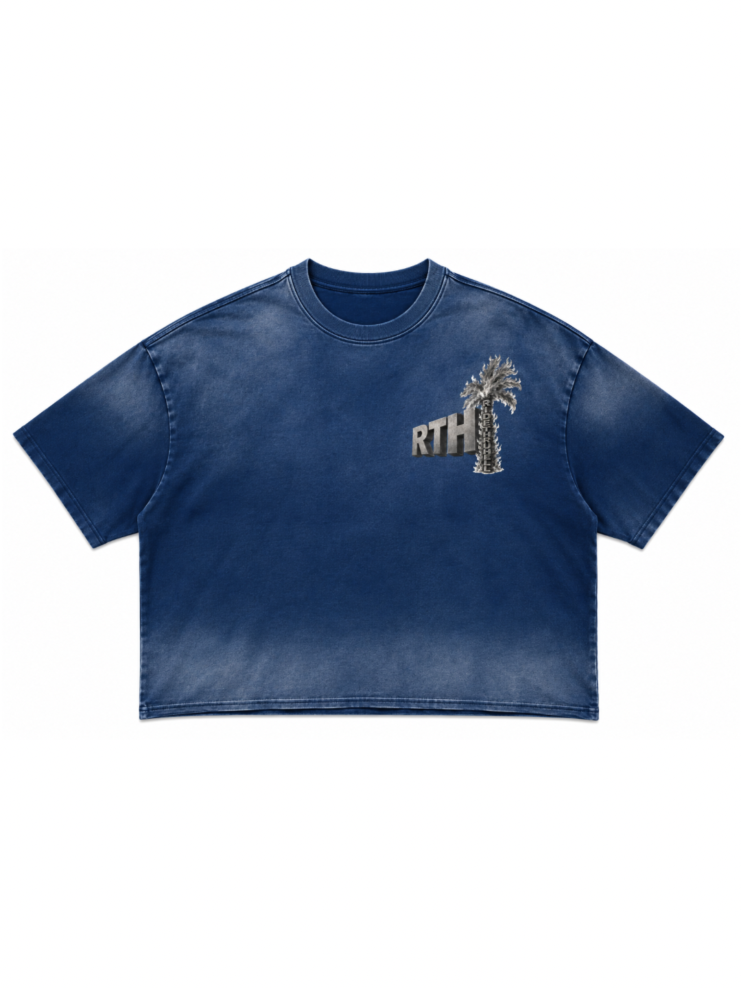 Hollywood Drive Tee - Indigo